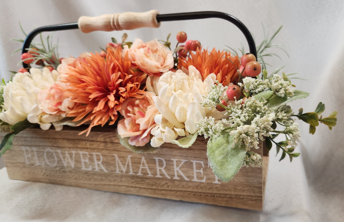 Coral Floral Tote
