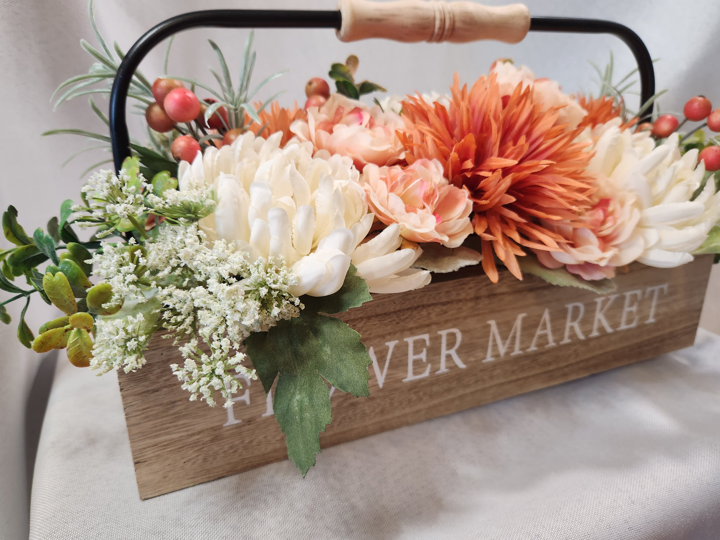 Coral Floral Tote