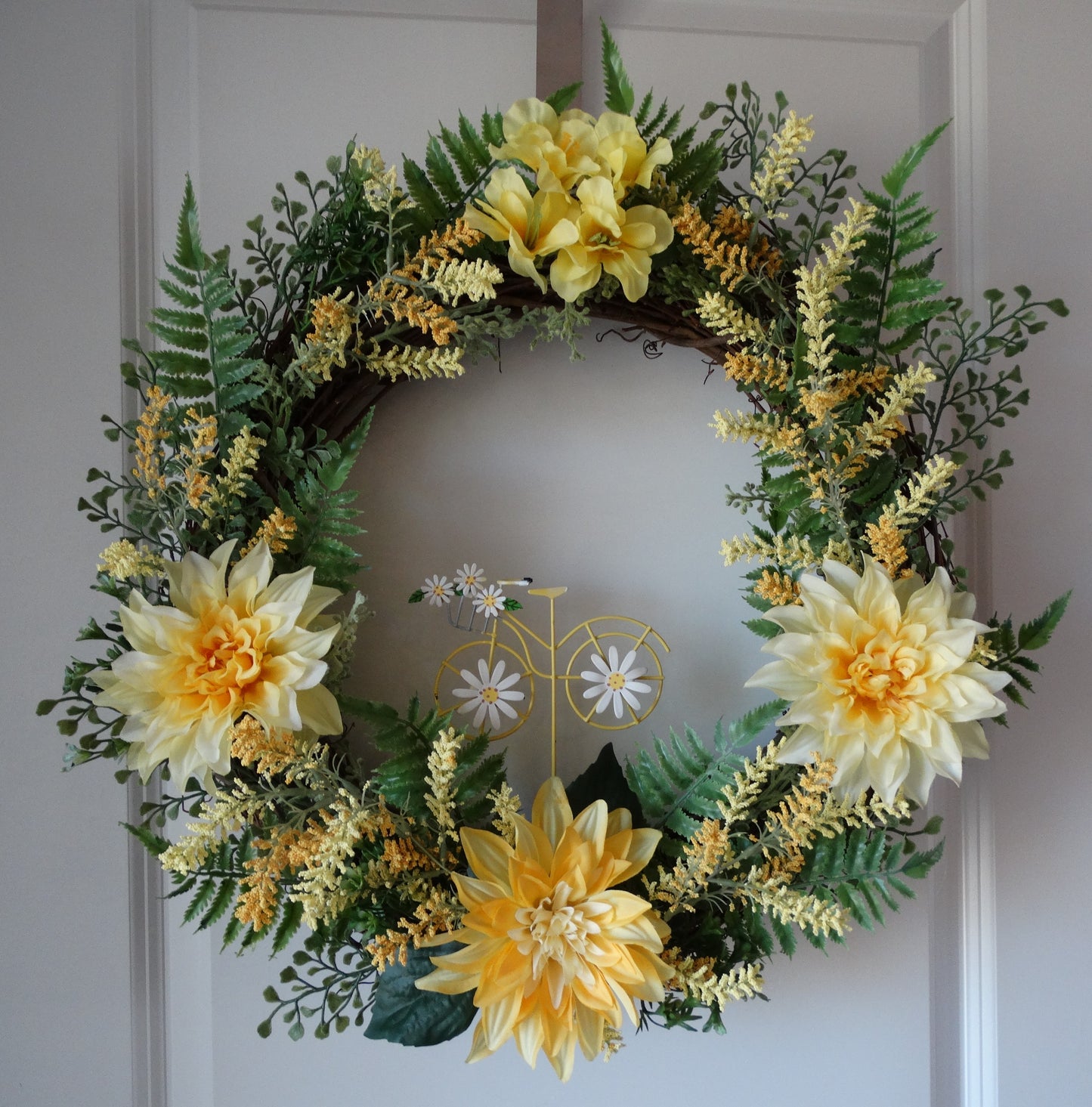 Spring Wheels Wreath