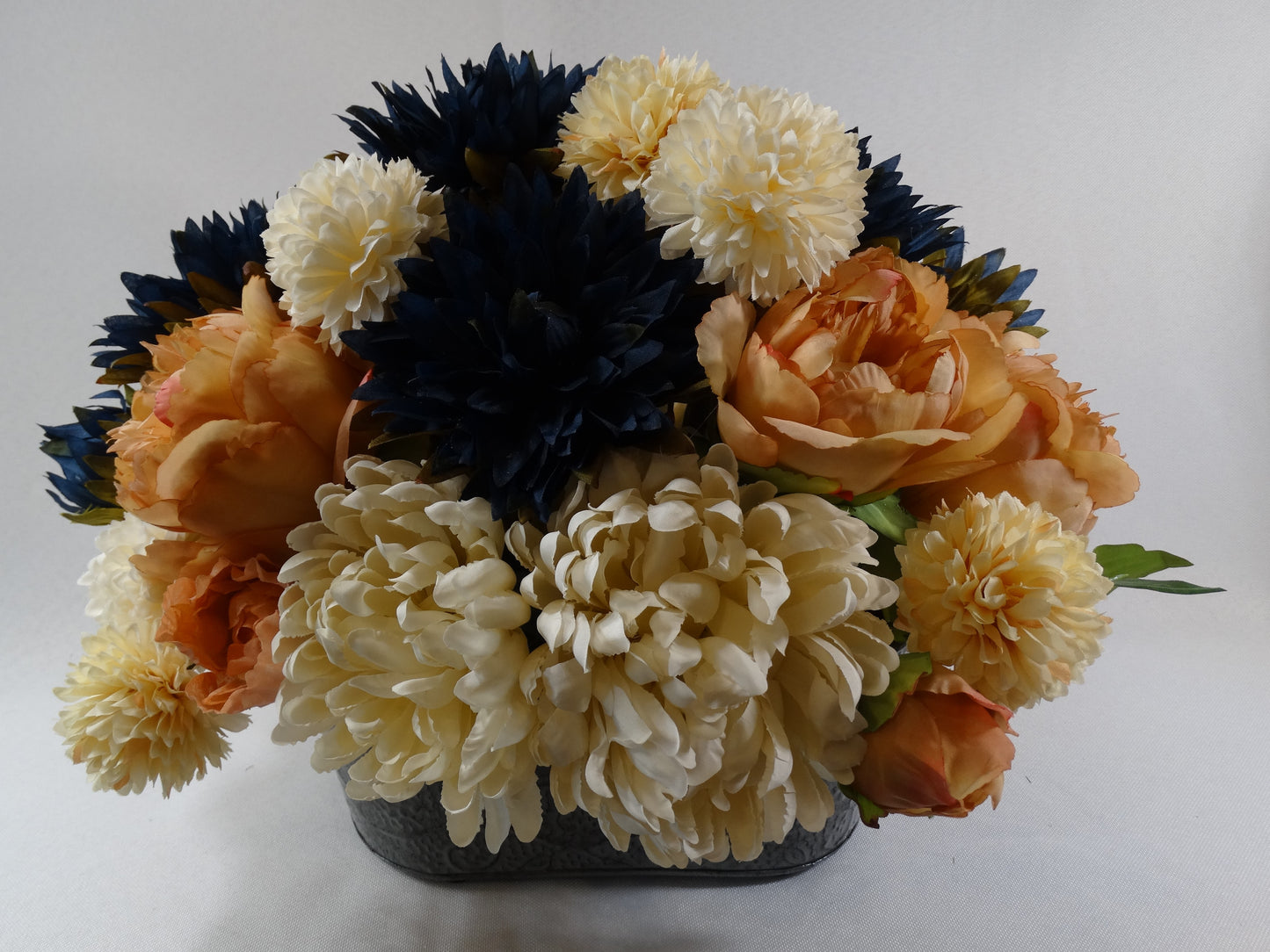 Dress Blue Dahlias