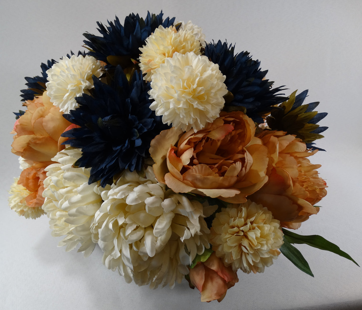 Dress Blue Dahlias