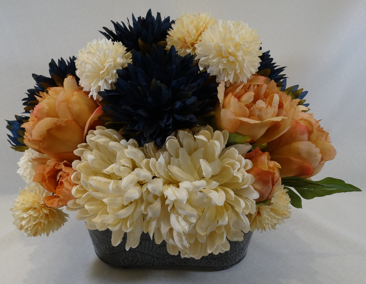 Dress Blue Dahlias
