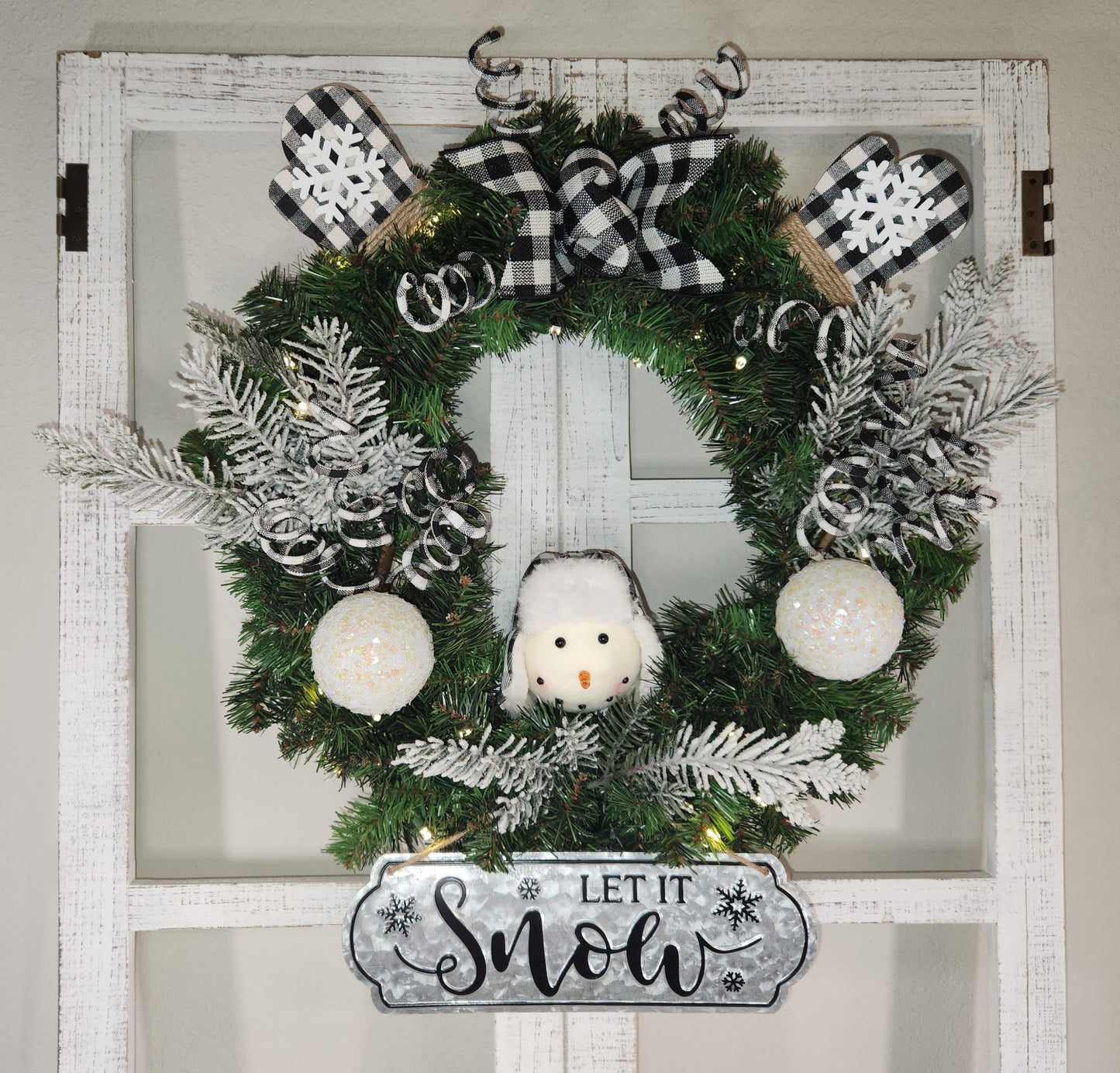Let It Snow Wreath