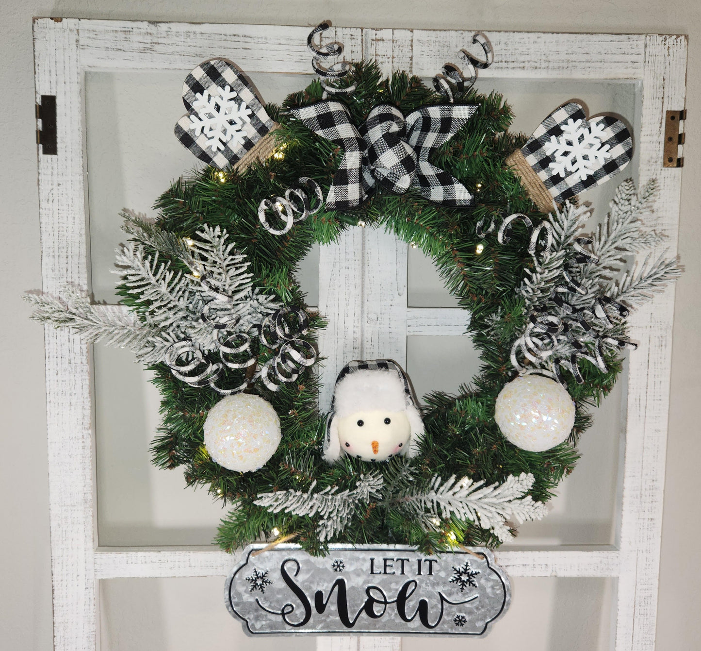 Let It Snow Wreath