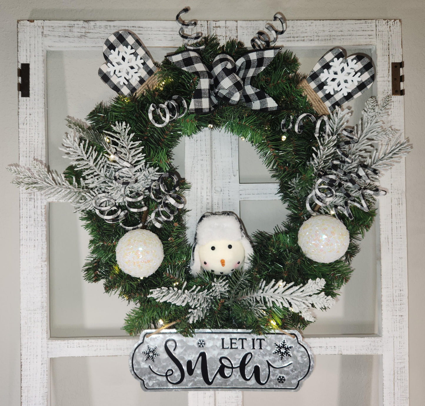Let It Snow Wreath