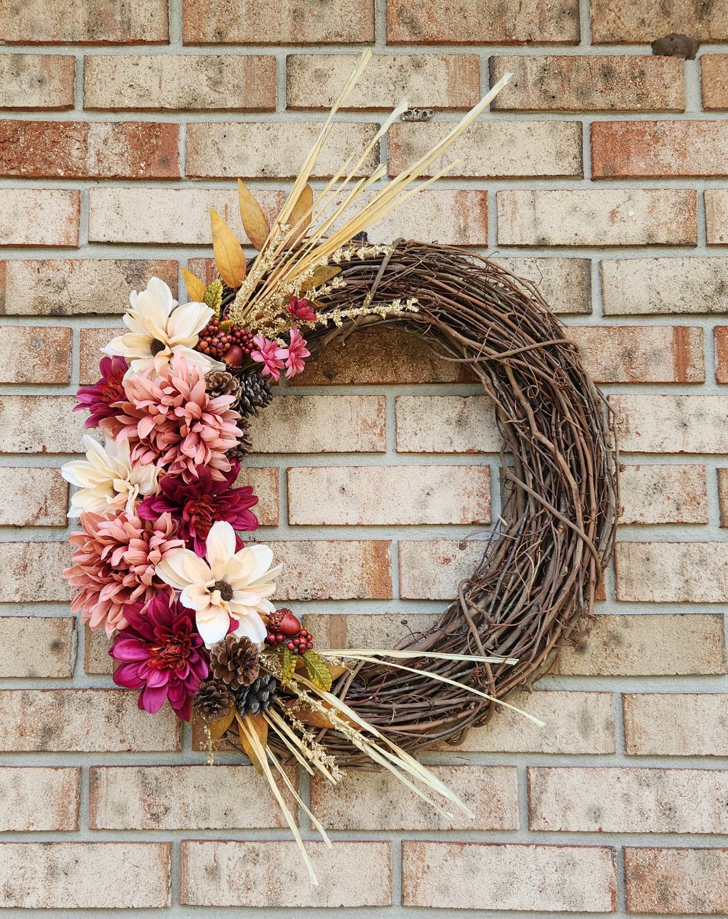 Burgundy Spray Wreath