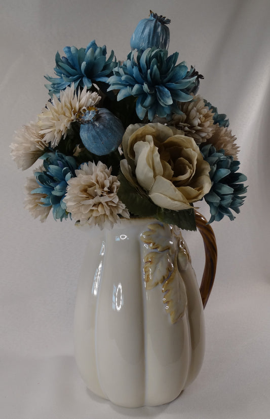 Acorn Blue Pitcher