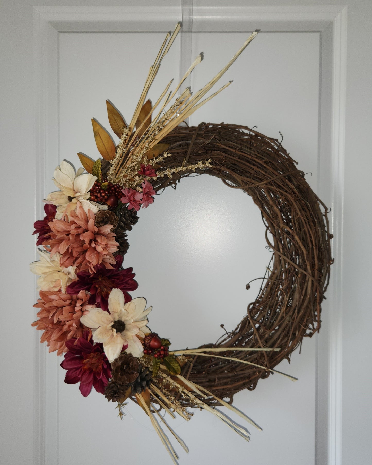 Burgundy Spray Wreath