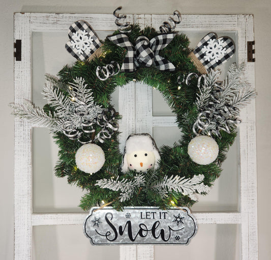 Let It Snow Wreath