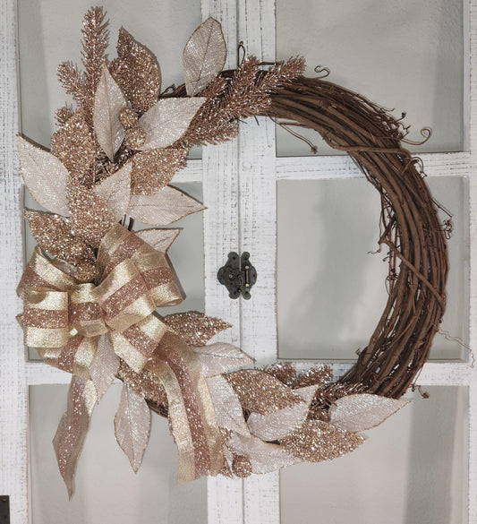 Rose Gold Wreath